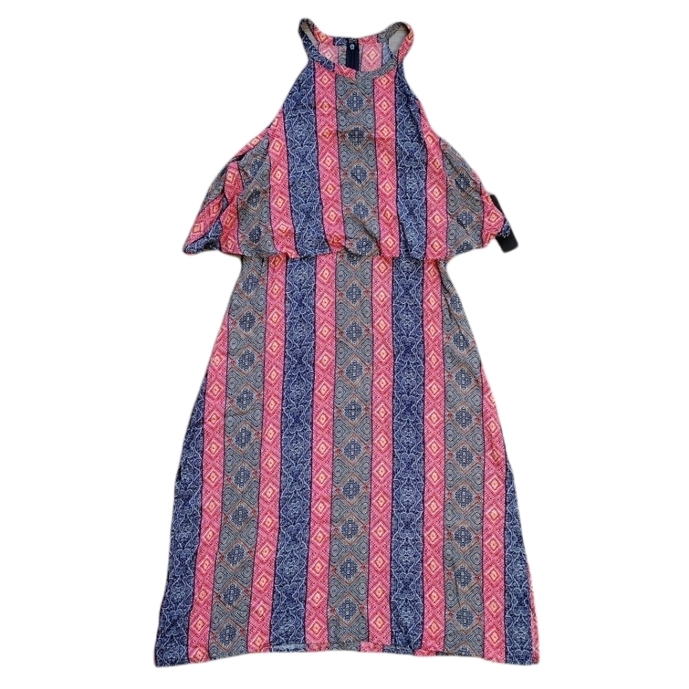 NWT Lulu's Women's Boho Halter Midi Dress Size Medium